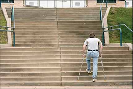 Accessibilité handicapés ESCALIER