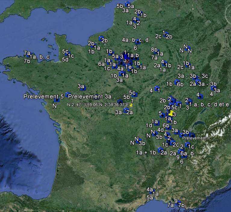 Pollution sol exemples sites