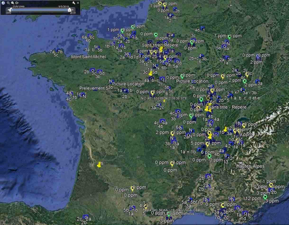 Diagnostics pollutions sols sur toute la France