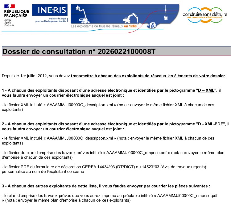 DICT obligatoire pour le diagnostic pollution des sols DICT obligatoire
