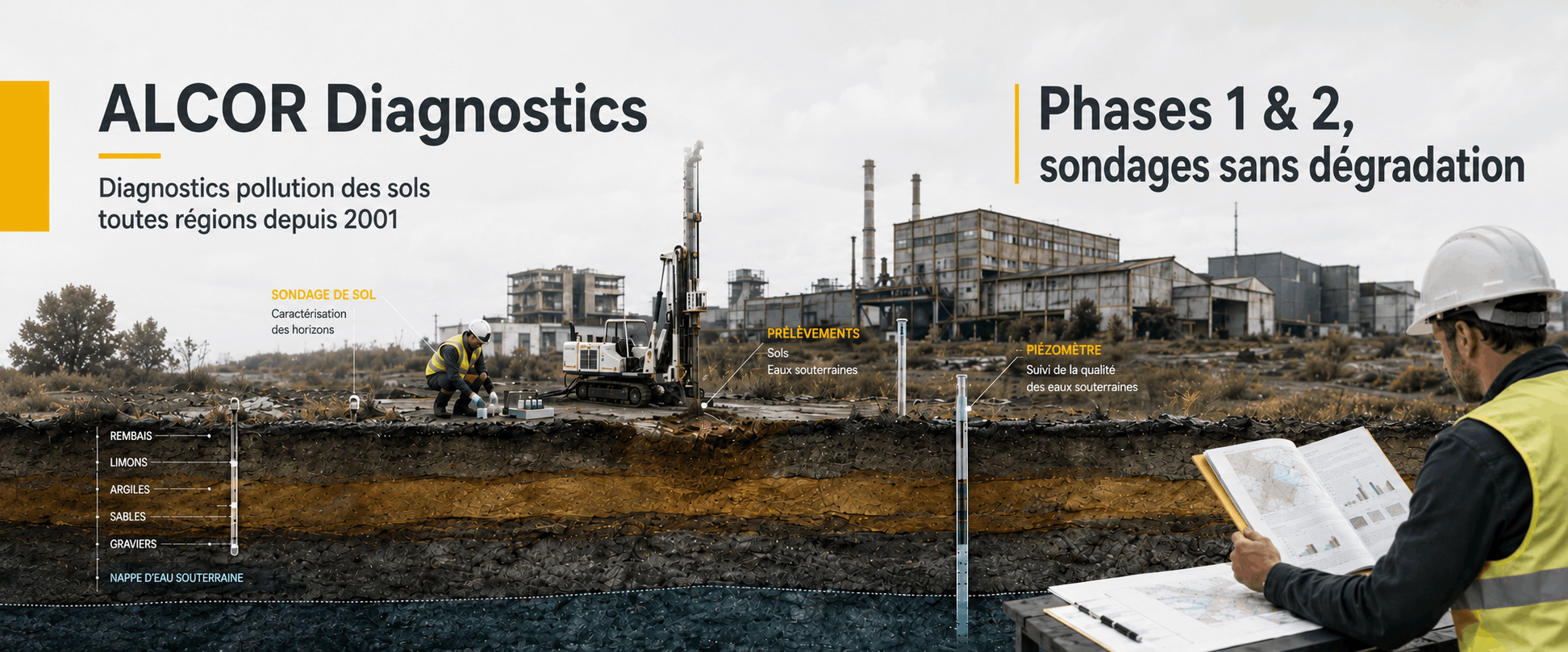 Diagnostic de polluton des sols Diagnostic de polluton des sols