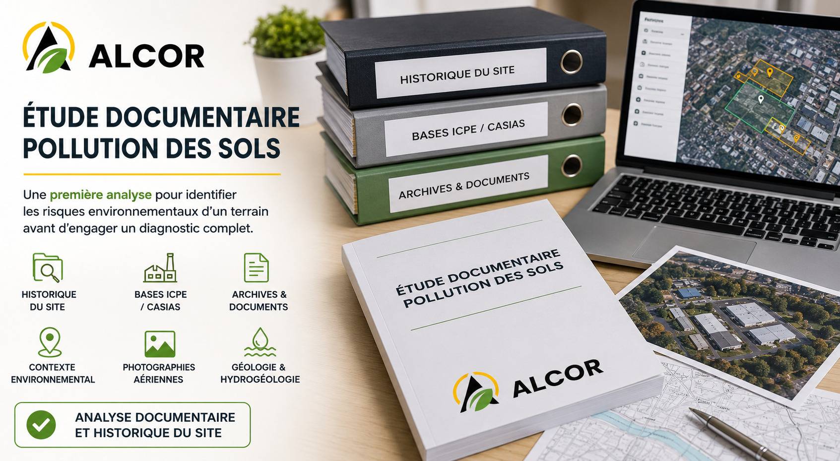 Conditions, tarifs et modalités d’un diagnostic pollution des sols Étude documentaire pollution des sols hors visite de site