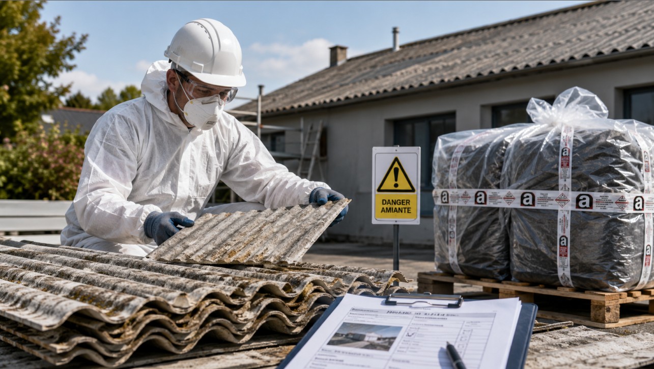 Pollutions amiante, fibres-ciment, obligations et traitement des déchets Pollutions amiante, fibres-ciment, obligations et traitement des déchets