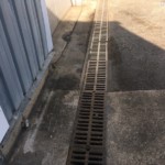 Caniveau non raccordé Caniveau non raccordé